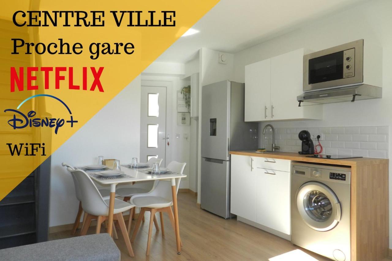 Le Duplex By Goodbnb - Proche Gare - 15Min Futuroscope ポアティエ エクステリア 写真